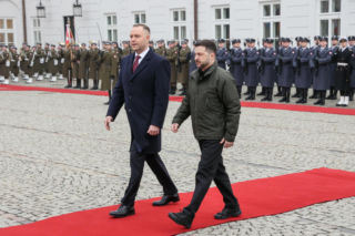 Prezydent Karol Nawrocki odebrał Order Orła Białego prezydentowi Ukrainy Wołodymyrowi Zełeńskiemu
