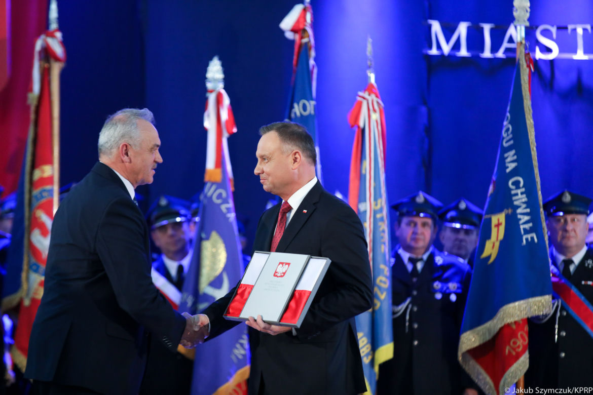 Łódzkie. Prezydent Andrzej Duda z wizytą w Lututowie