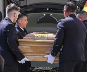 Politycy na pogrzebie Łukasza Litewki