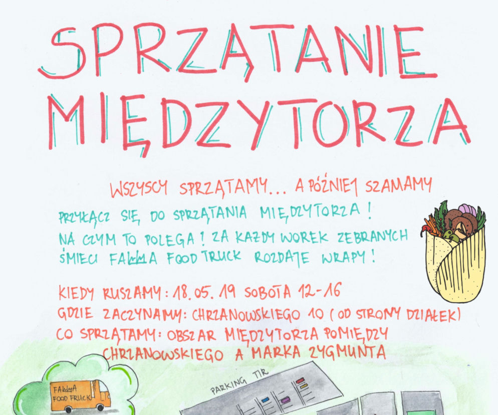 Jak zapewniają organizatorzy – śmieci starczy tam dla każdego, bowiem ta część miasta należy do wyjątkowo zaniedbanych.