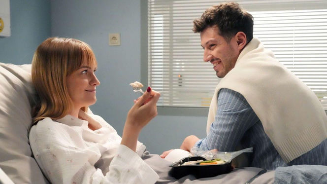 Barwy szczęścia, odcinek 3261: Justin (Jasper Sołtysiewicz), Ola (Michalina Robakiewicz)