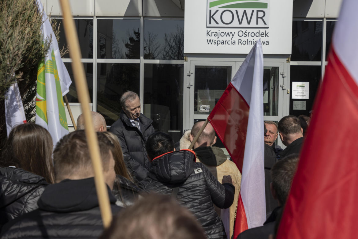Protest rolników we Wrocławiu