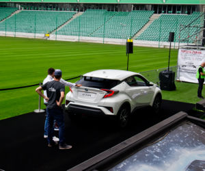 Toyota C-HR, prezentacja Stadion Legii