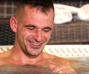 Ilona i Adrian w jacuzzi