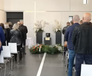 Pogrzeb Piotra J. zadźganego przez ukochaną na weselu w Markach