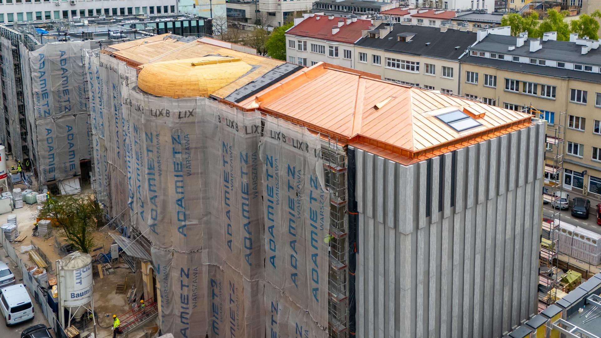 Budowa Muzeum Getta Warszawskiego - kwiecień 2026