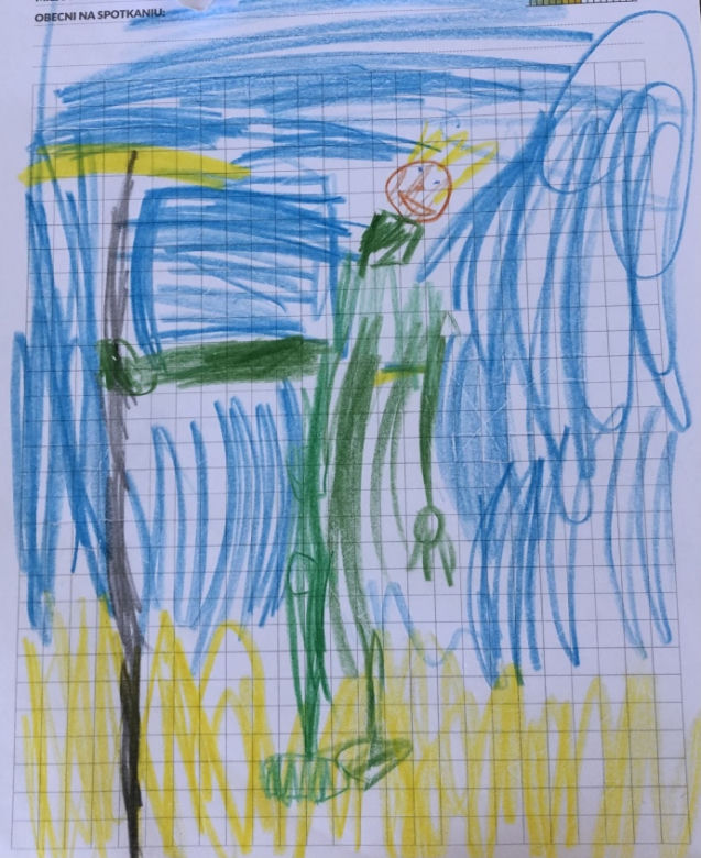 Jak ukraińskie dzieci widzą wojnę? Wstrząsające rysunki z oblężonej Ukrainy 