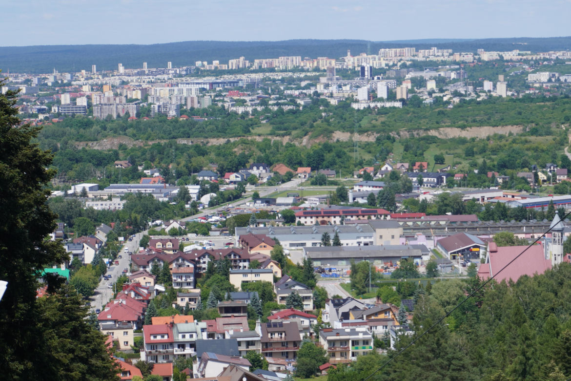 Piękna panorama Kielc z Telegrafu! 
