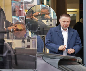 Wpadł pod maszynkę i na kawę: Minister Kierwiński na posterunku elegancji [ZDJĘCIA]