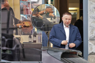 Wpadł pod maszynkę i na kawę: Minister Kierwiński na posterunku elegancji [ZDJĘCIA]