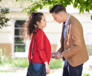 Na Wspólnej odc. 2950. Kasia (Julia Chatys), Darek (Michał Mikołajczak)