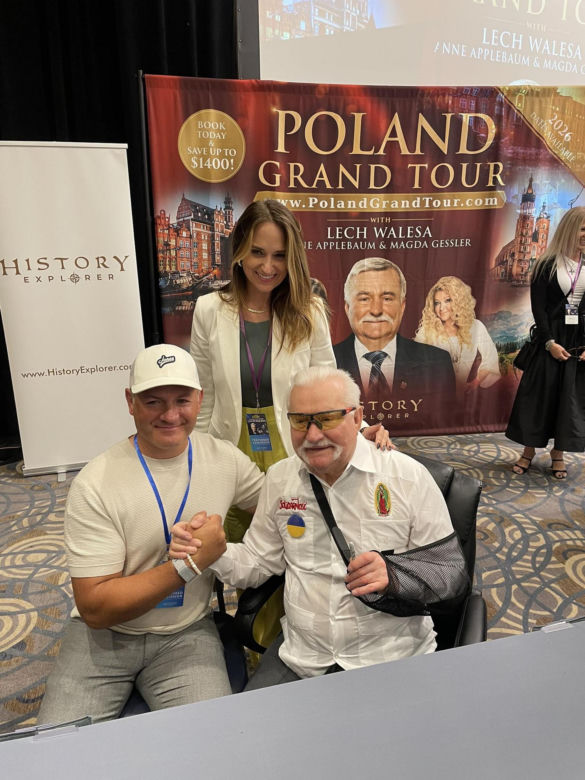 Lech Wałęsa zawitał z wykładem do Chicago