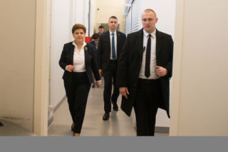 Premier Beata Szydło w redakcji Super Expressu