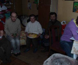 Nie jemy bo córka odrabia lekcje