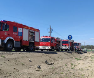 Kierowca opla zginął, pasażerka w stanie ciężkim w Warszawie! Na DK nr 7 staranowała ich ciężarówka [ZDJĘCIA]