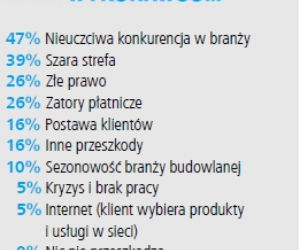 Co przeszkadza wykonawcom