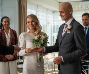 Na dobre i na złe odc. 988. Agata Woźnicka (Emilia Komarnicka), Rafał Konica (Robert Koszucki)