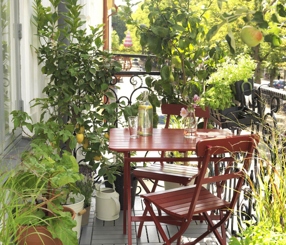 Balkon magiczny i praktyczny IKEA