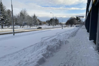 Zima w Olsztynie - 31 grudnia 2025