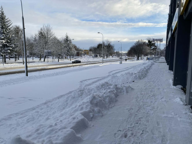 Zima w Olsztynie - 31 grudnia 2025