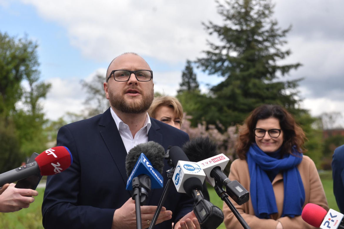Gwiazdy Koalicji Obywatelskiej w Toruniu. Wspierają Pawła Gulewskiego