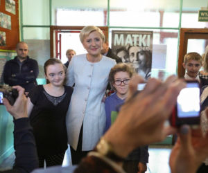 Agata Duda wśród chorych dzieci. Wzruszające zdjęcia pierwszej damy [ZOBACZ]