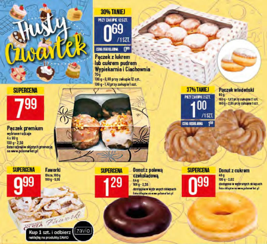 Tłusty czwartek 2020. Ceny pączków w toruńskich supermarketach