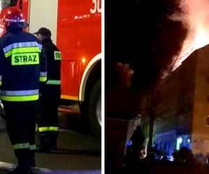 Pożar kamienicy na ul. Staromiejskiej w Szczecinie
