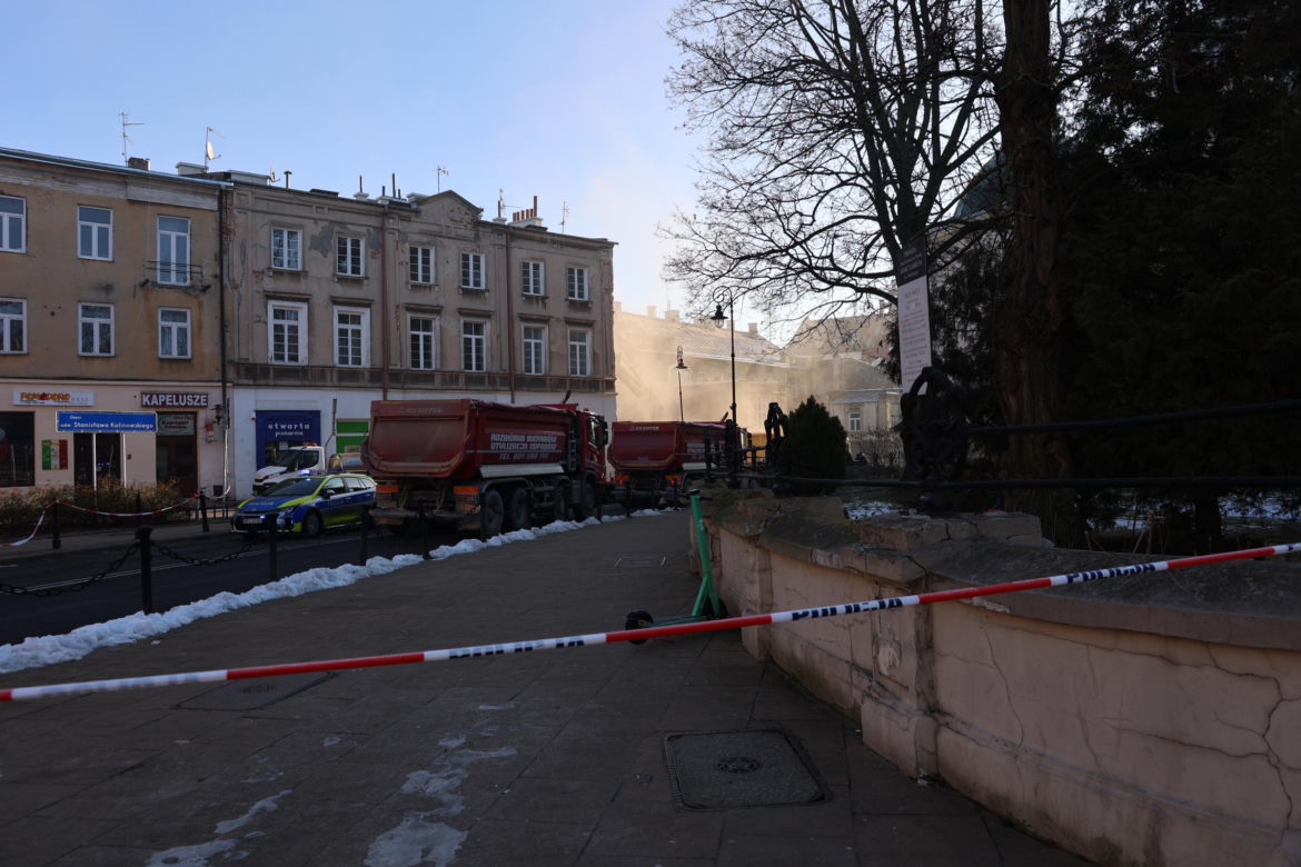Kamienica przy ul. Bernardyńskiej 10 w Lublinie zniknęła z powierzchni ziemi