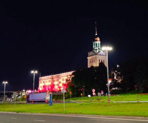 Nowa iluminacja Zamku Książąt Pomorskich w Szczecinie