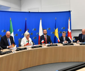wicepremier - minister obrony narodowej Władysław Kosiniak-Kamysz wziął udział w spotkaniu ministrów obrony NATO w Brukseli