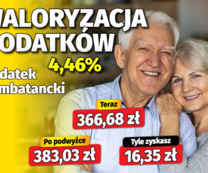 Waloryzacja dodatków 4,46%