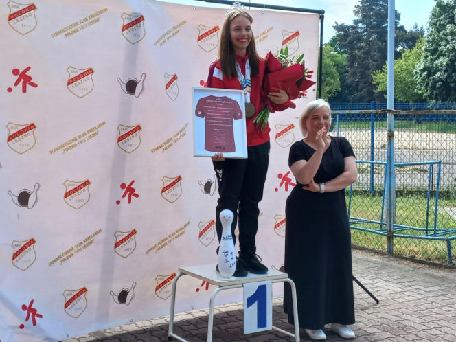 Korona dla królowej kręgli Katarzyny Nowakowskiej! Gorące powitanie w Lesznie