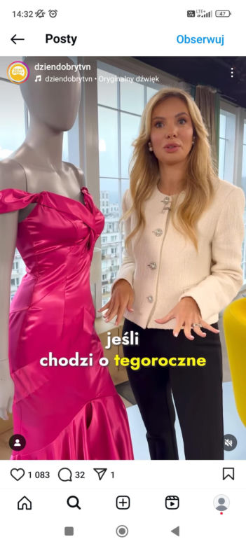 Izabela Janachowska pokazała swoją sukienkę ze studniówki