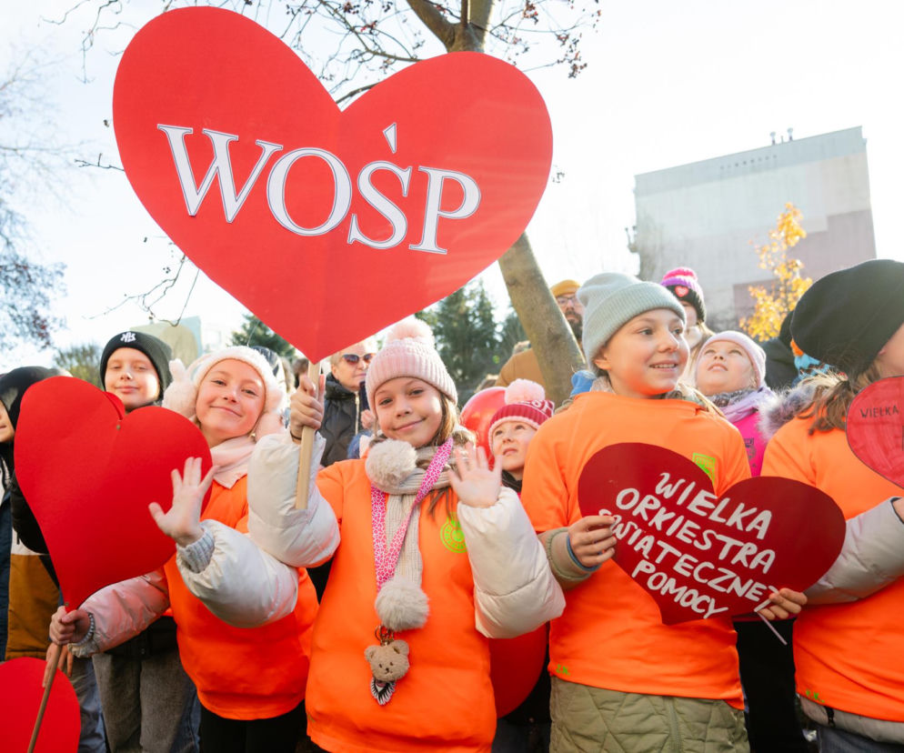 Każdy może dołączyć. Ostrzeszów wybiega wielkie SERCE dla WOŚP! 