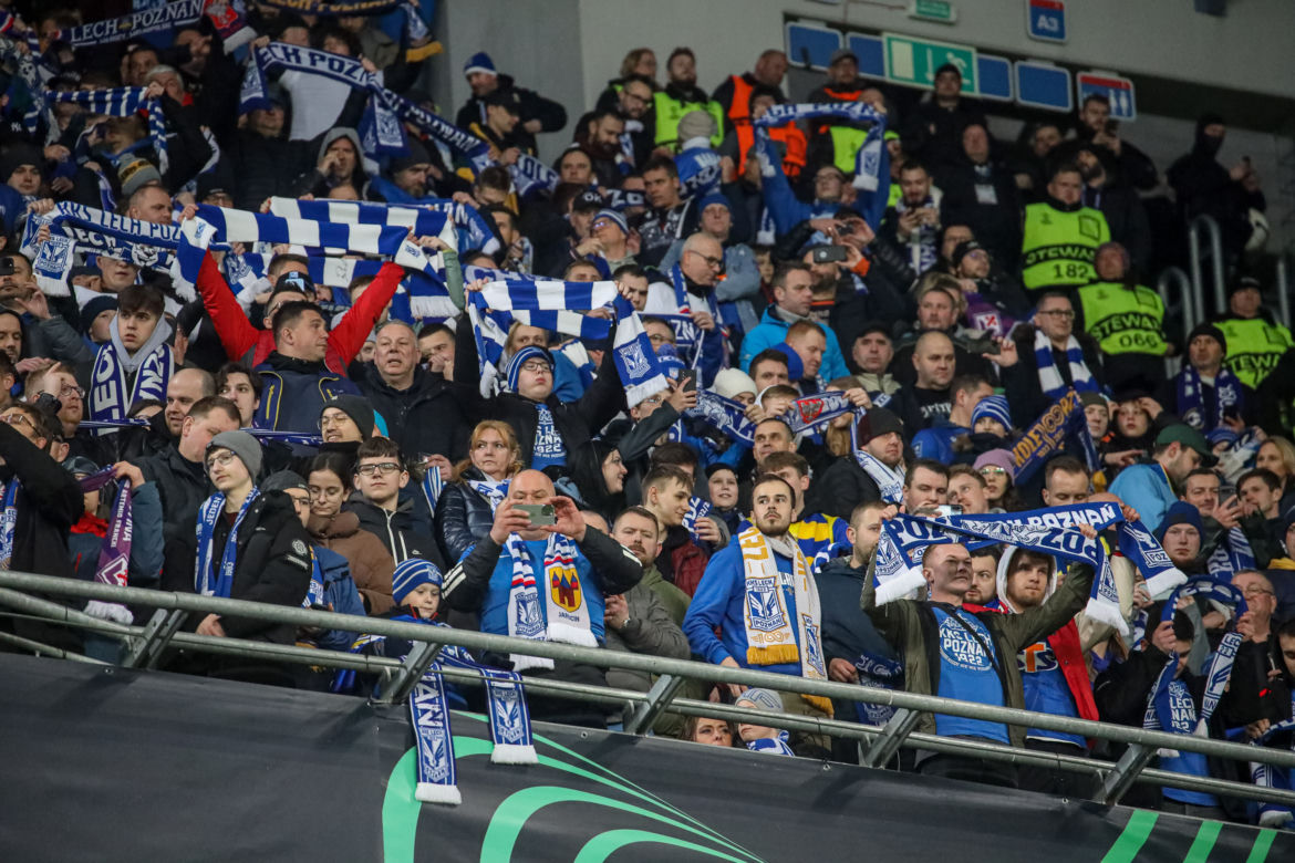 Lech - Fiorentina w obiektywie. Kibice bawili się świetnie