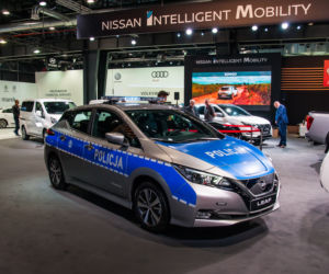 Nissan LEAF, elektryczny radiowóz