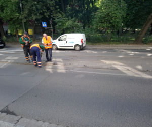 Wykolejenie tramwaju w centrum Krakowa 