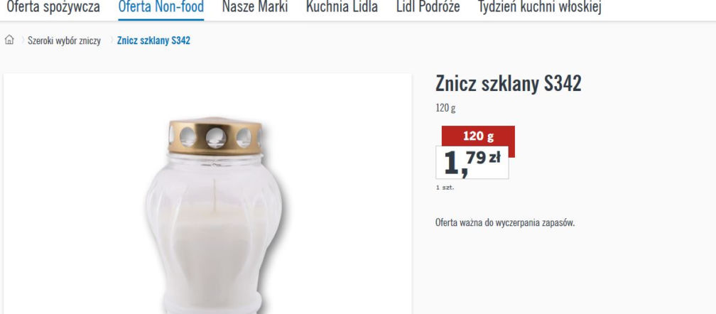 Lidl znicze