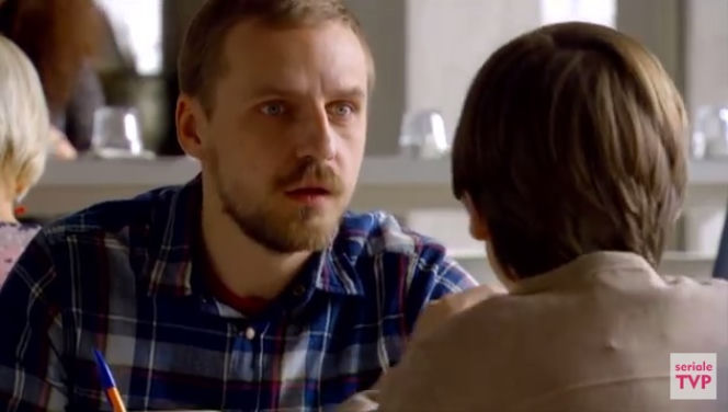 O mnie się nie martw 4 sezon odc. 5. Krzysiek (Paweł Domagała), Staś (Kacper Olszewski)