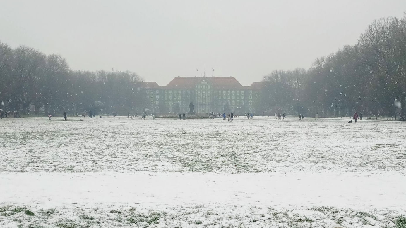 Noworoczny atak zimy w Szczecinie