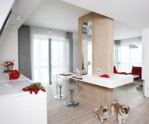 Biały salon