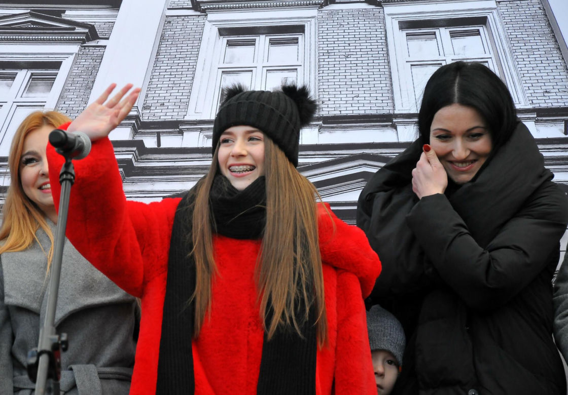 Roksana Węgiel z mamą