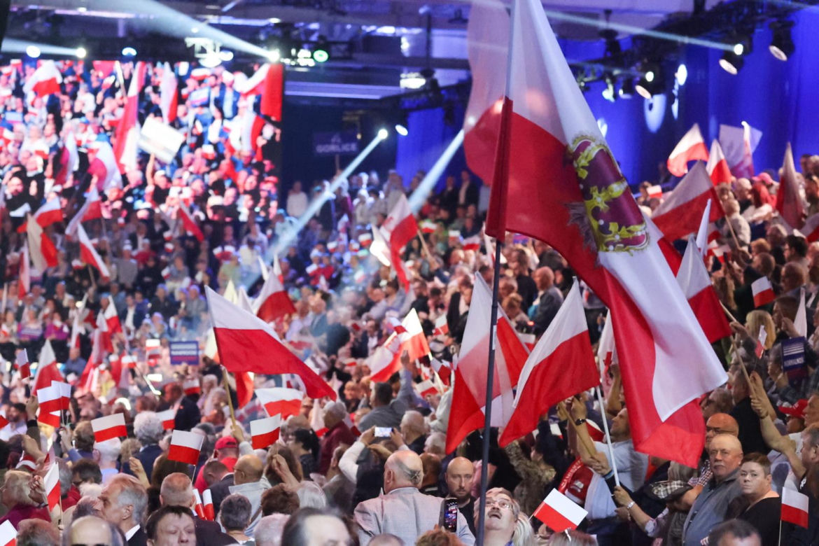 Łódź. konwencja wyborcza Karola Nawrockiego