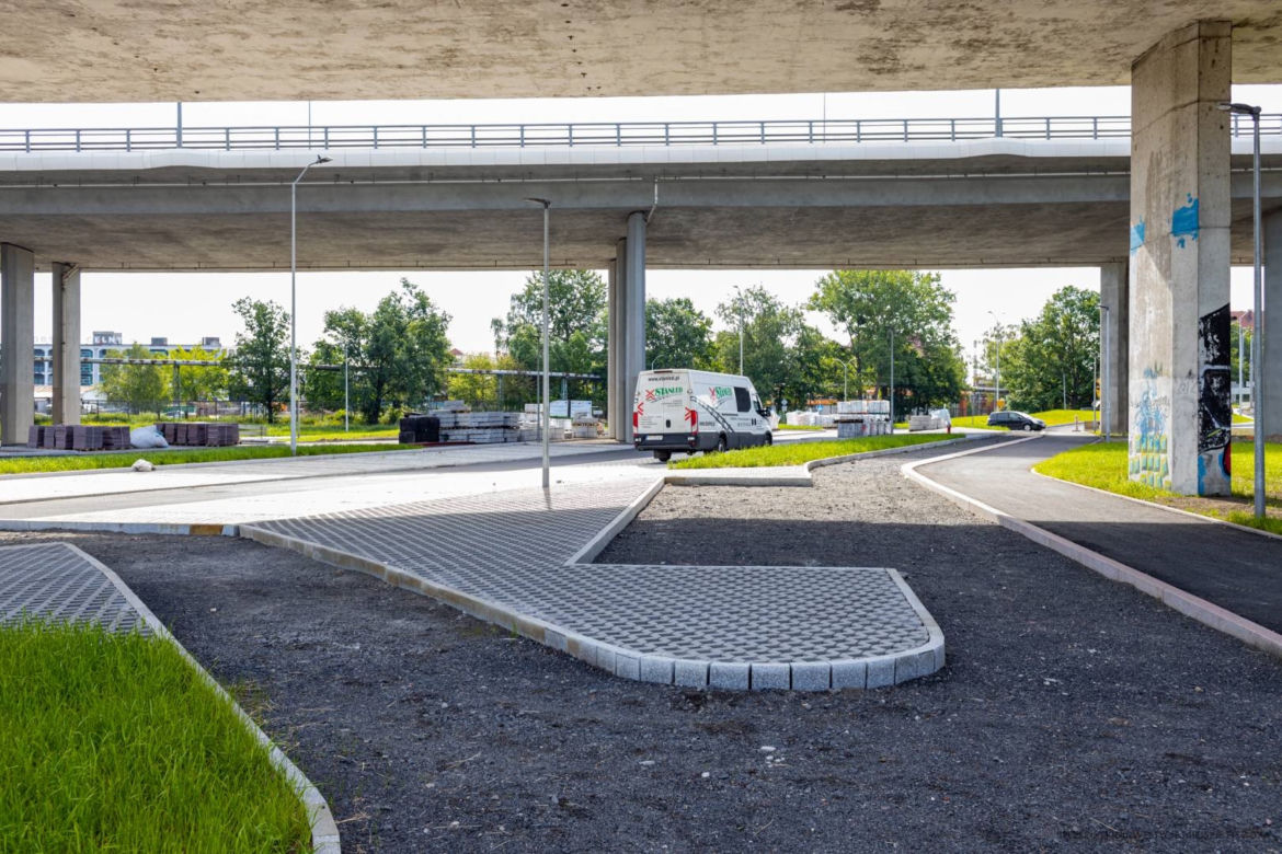 Przebudowa układu drogowego na Międzyodrzu - czerwiec 2022