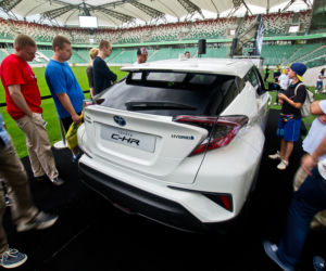 Toyota C-HR, prezentacja Stadion Legii