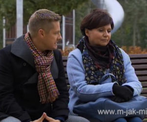 M jak miłość. Marysia (Małgorzata Pieńkowska), Piotrek Zduński (Marcin Mroczek)