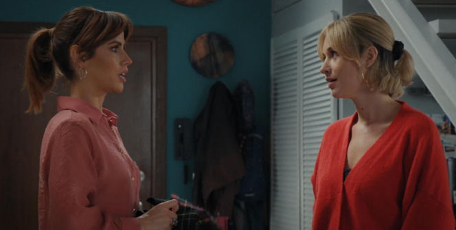 M jak miłość odc. 1919. Kama (Michalina Sosna),  Ania (Alina Szczegielniak)