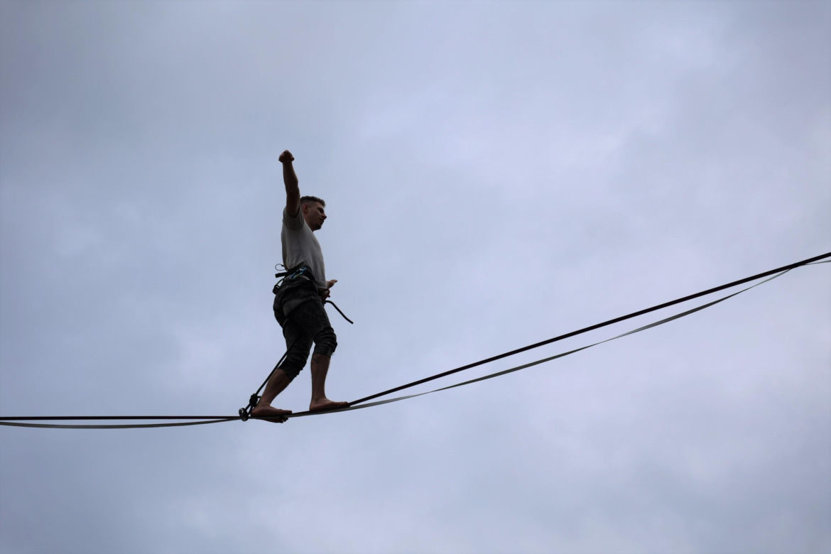 Urban Highline Festival 2024 przy Trybunale Koronnym w Lublinie