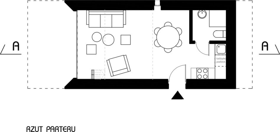 Cichosza: zespół całorocznych domków w Szydłowie projektu Modernstudio